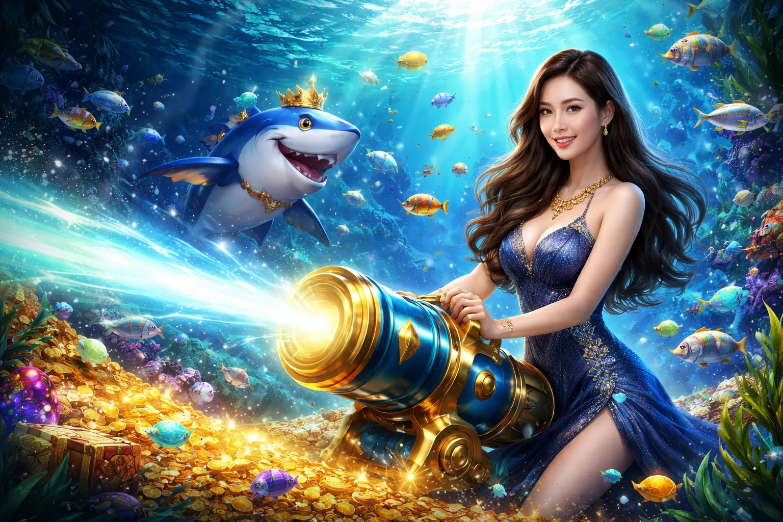 Hình ảnh hướng dẫn chơi game bắn cá 8ki